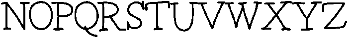 SA Killeen Extra Light otf (200) Font UPPERCASE