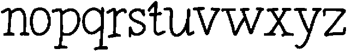 SA Killeen Extra Light otf (200) Font LOWERCASE
