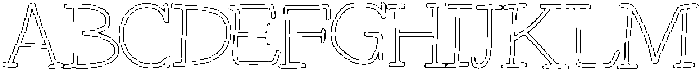 SA Killeen Hairline otf (100) Font UPPERCASE