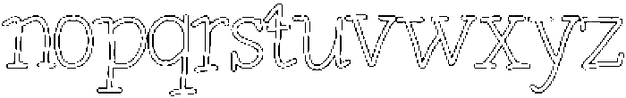 SA Killeen Hairline otf (100) Font LOWERCASE