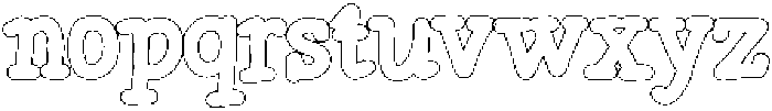 SA Killeen Semi Bold otf (600) Font LOWERCASE