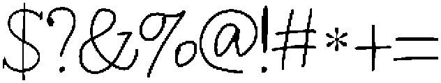 SA Killeen Thin otf (100) Font OTHER CHARS