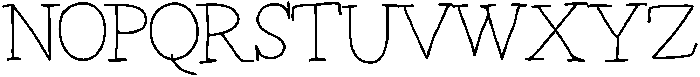 SA Killeen Thin otf (100) Font UPPERCASE