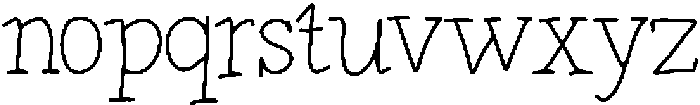 SA Killeen Thin otf (100) Font LOWERCASE
