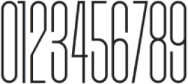 SA Vredina Thin Ultra Condensed otf (100) Font OTHER CHARS