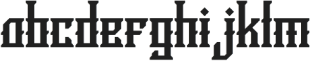 SABNAC-Regular otf (400) Font LOWERCASE