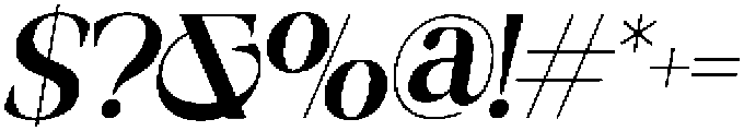 SAFFIERA-Regular otf (400) Font OTHER CHARS