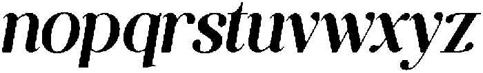 SAFFIERA-Regular otf (400) Font LOWERCASE