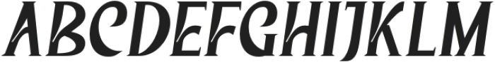 SAIGREN-Regular otf (400) Font UPPERCASE