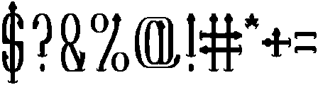 SAILORMAN otf (400) Font OTHER CHARS