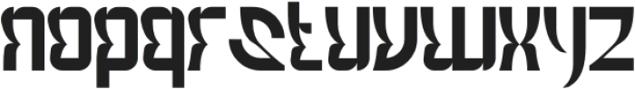 SAIQO Regular otf (400) Font LOWERCASE