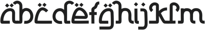 SALAMAH ttf (400) Font LOWERCASE
