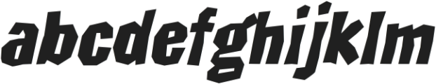 SALTY SOMBRERO Oblique otf (400) Font LOWERCASE