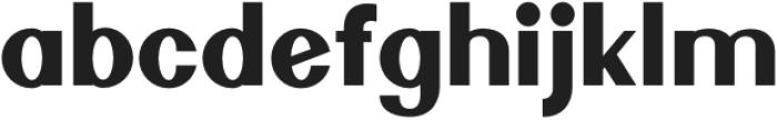 SAM GIMIGNANO Black otf (900) Font LOWERCASE