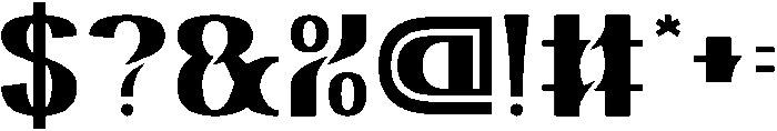 SAMURAI WARRIOR otf (400) Font OTHER CHARS