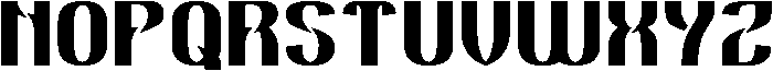 SAMURAI WARRIOR otf (400) Font UPPERCASE