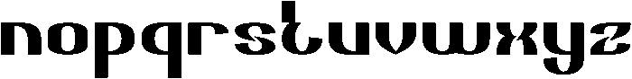 SAMURAI WARRIOR otf (400) Font LOWERCASE