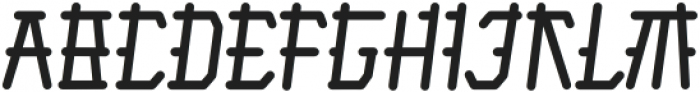 SAMURI Regular otf (400) Font UPPERCASE