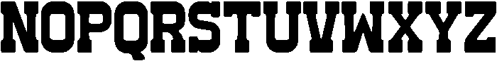 SAN ANDREAS otf (400) Font LOWERCASE