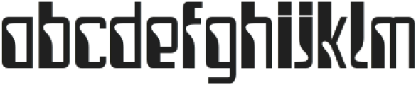 SANBUAR Regular otf (400) Font LOWERCASE