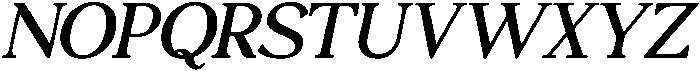SASJuliette-BoldItalic otf (700) Font UPPERCASE