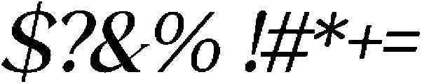 SASJuliette-Italic otf (400) Font OTHER CHARS