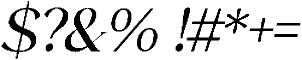 SASJuliette-LightItalic otf (300) Font OTHER CHARS
