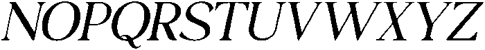 SASJuliette-LightItalic otf (300) Font UPPERCASE