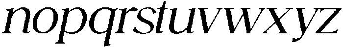 SASJuliette-LightItalic otf (300) Font LOWERCASE