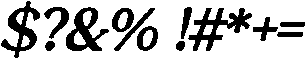 SASJuliette-SemiBoldItalic otf (600) Font OTHER CHARS