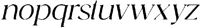 SASJuliette-ThinItalic otf (100) Font LOWERCASE