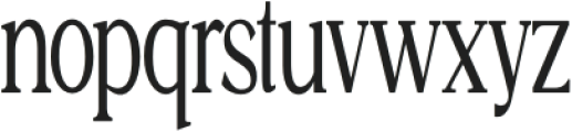 SASPerplex-CondensedRegular otf (400) Font LOWERCASE