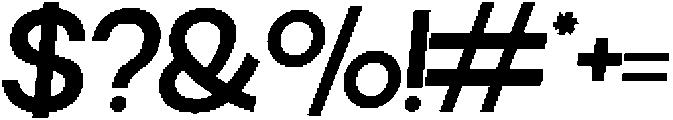 SASSamurai-BlackItalic otf (900) Font OTHER CHARS
