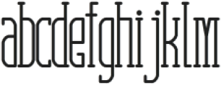 SATORU Regular otf (400) Font LOWERCASE