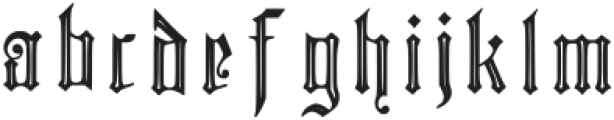 Sabatto Demon Zakk Old Regular Regular otf (400) Font LOWERCASE