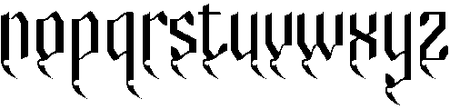 Sabbatic Display otf (400) Font LOWERCASE