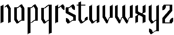 Sabbatic-Regular otf (400) Font LOWERCASE