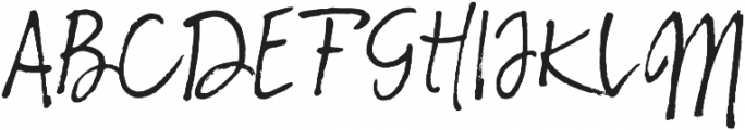 Sabbatical Regular otf (400) Font UPPERCASE