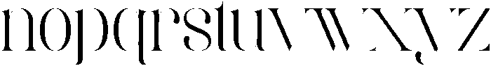 Saber Regular otf (400) Font LOWERCASE