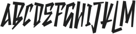 SabihgJackson otf (400) Font UPPERCASE