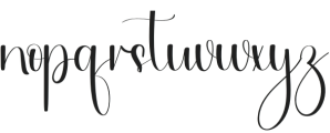 Sabila Regular otf (400) Font LOWERCASE