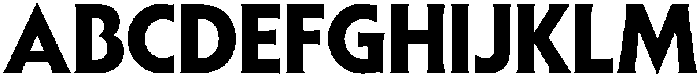 Sable Bold otf (700) Font UPPERCASE