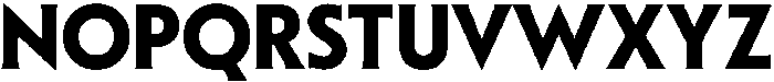 Sable Bold otf (700) Font UPPERCASE