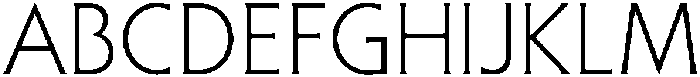 Sable ExtraLight otf (200) Font UPPERCASE
