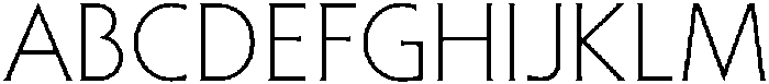 Sable Thin otf (100) Font UPPERCASE