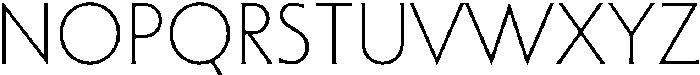 Sable Thin otf (100) Font UPPERCASE
