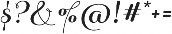 Sabores Script Bold Italic otf (700) Font OTHER CHARS