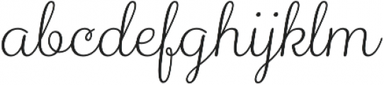 Sabores Script Light Italic otf (300) Font LOWERCASE