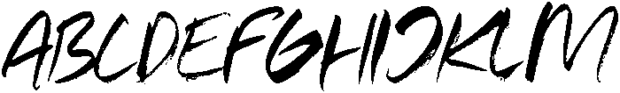 Sabrina Regular otf (400) Font UPPERCASE