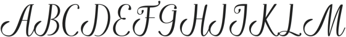 Sabrina Script Regular otf (400) Font UPPERCASE